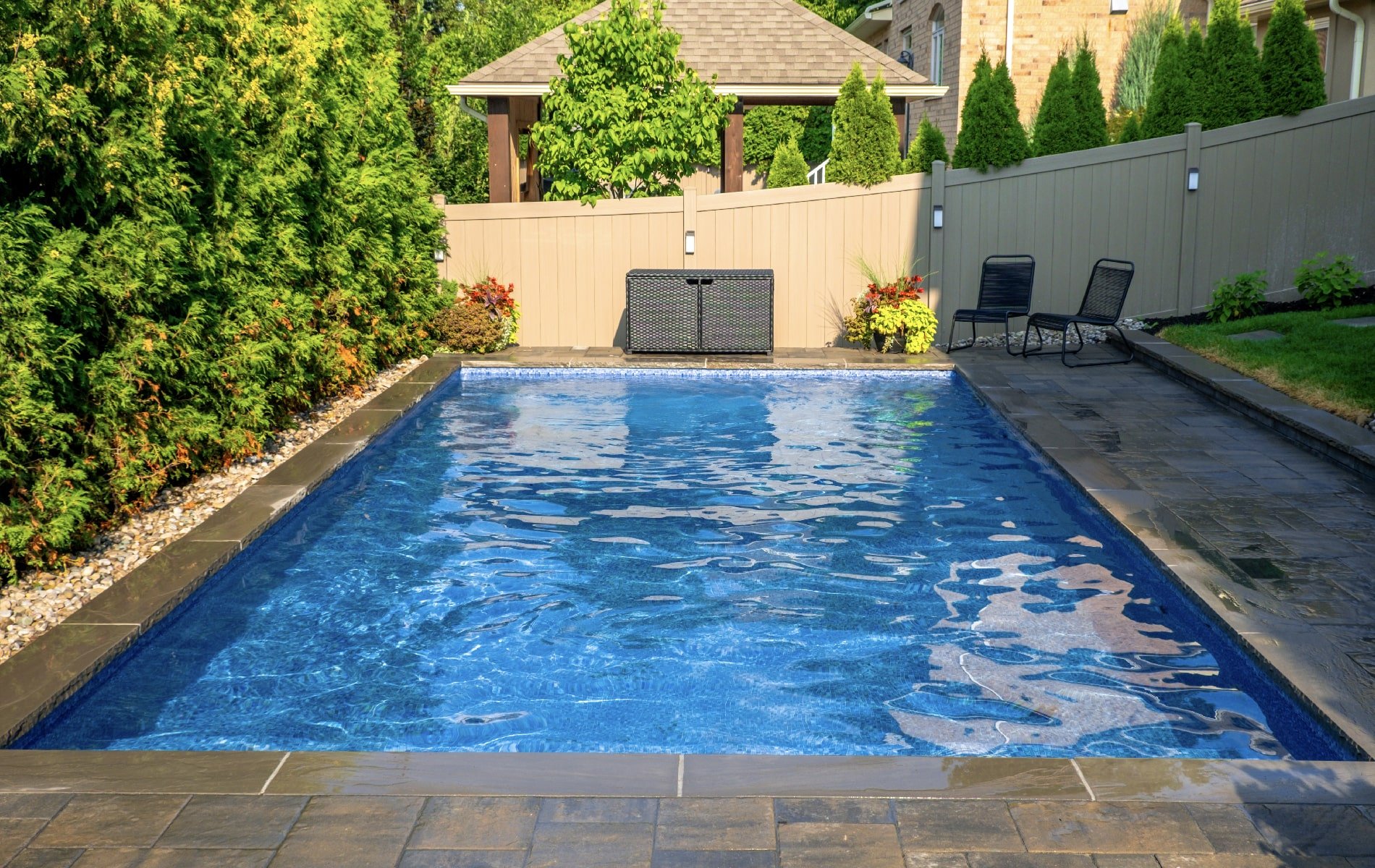 Stoney Creek Pool Install Construction by Boulder Design