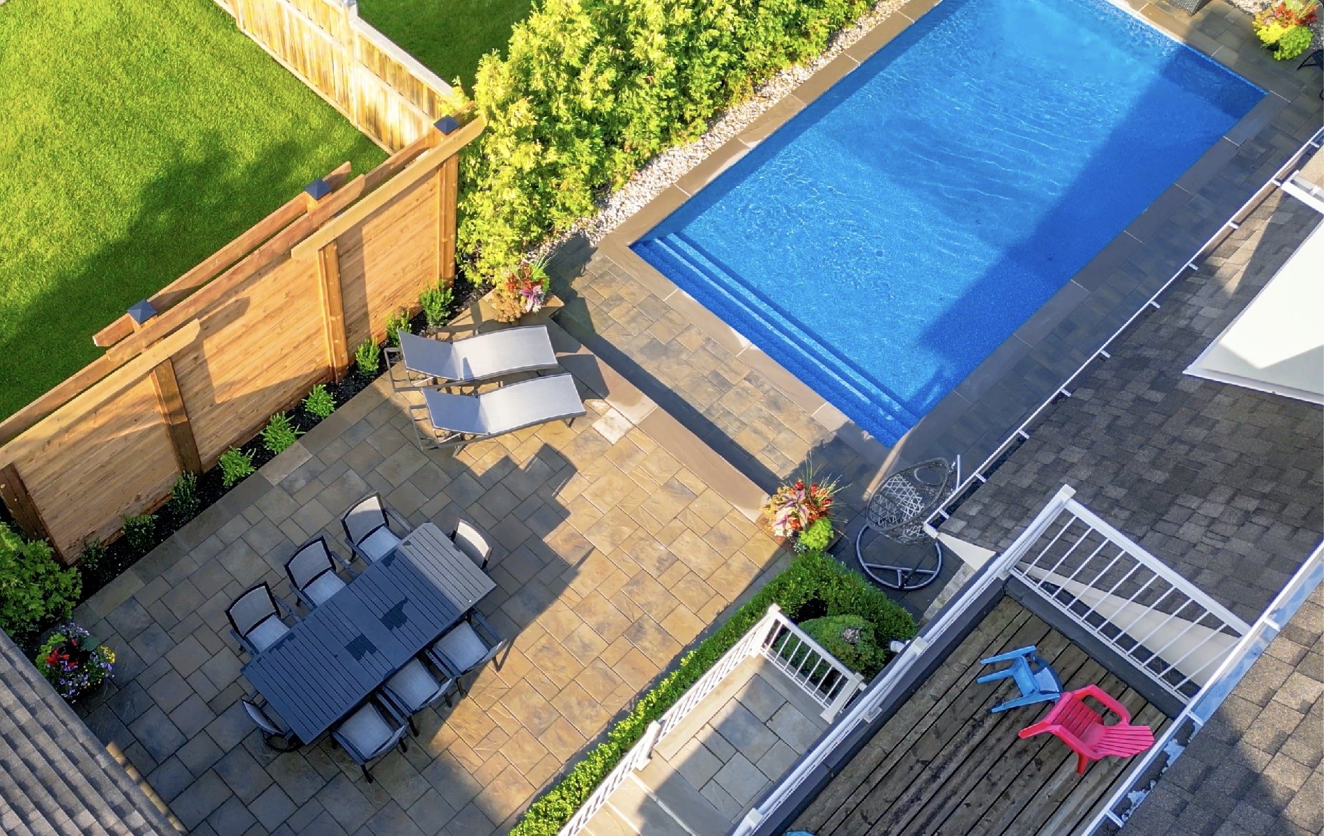 Stoney Creek Pool Install Construction by Boulder Design