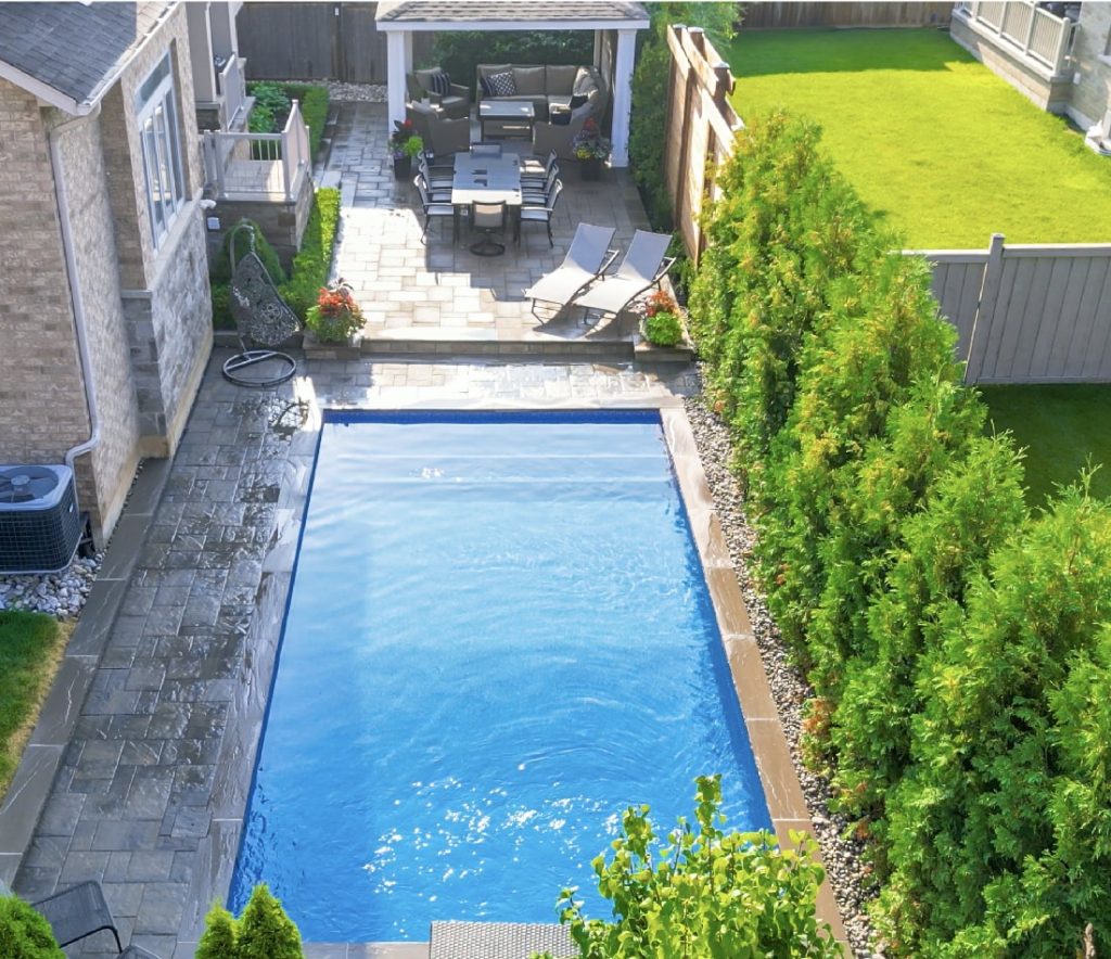 Stoney Creek Pool Install Construction by Boulder Design