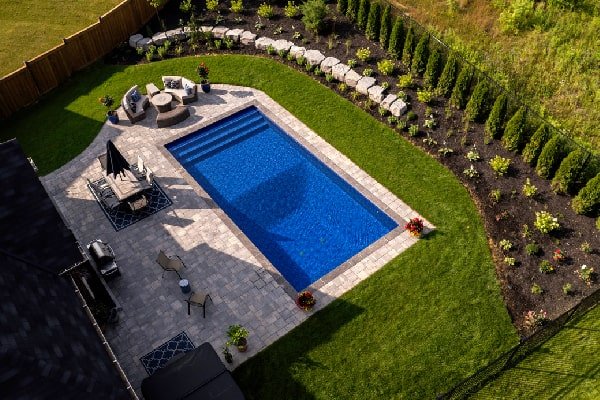 Beautiful Beamsville Pool Construction by Boulder Design Pool & Landscaping