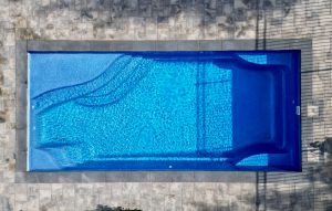 Hamilton Fiberglass Pool Installed by Boulder Design Landscape Construction