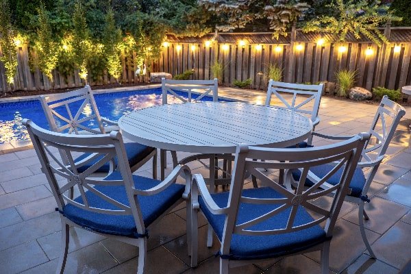 Oakville backyard transformation and pool installation by Boulder Design