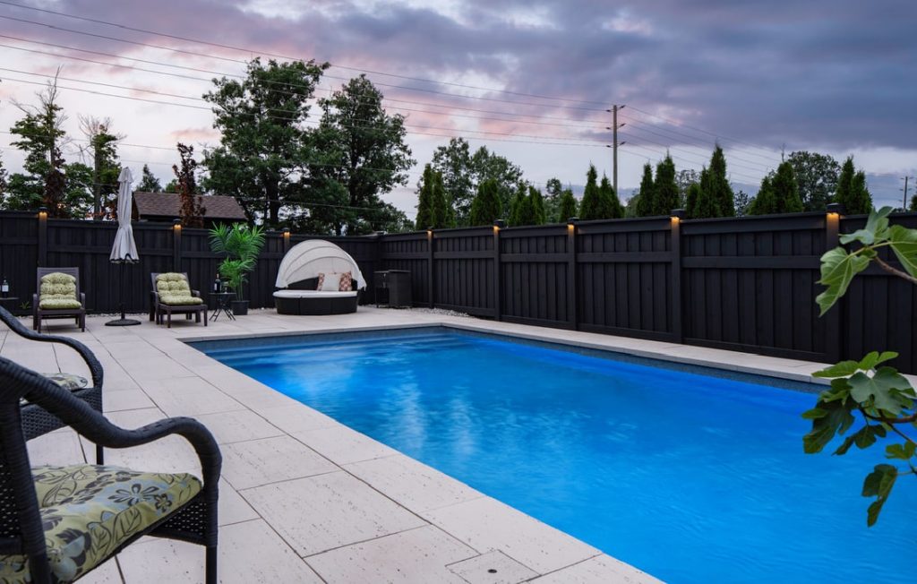 Travertine Pool Install Project by Boulder Design Pool & Landscape Construction