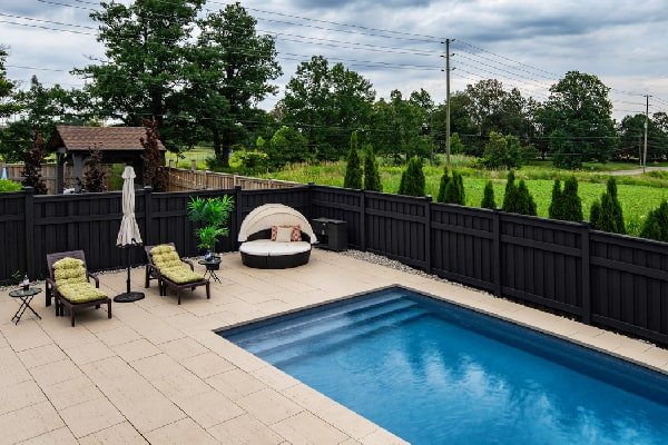 Travertine Pool Install Project by Boulder Design Pool & Landscape Construction